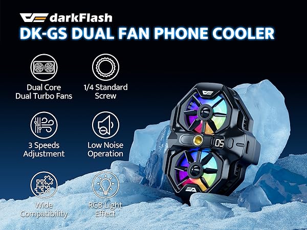 DK-GS PHONE COOLER WITH CLIP
