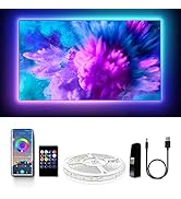 GUPUP LED Lights for TV 65 Inch, TV Led Backlight, USB Lights for TV 55-75 inch with Remote, Rope...