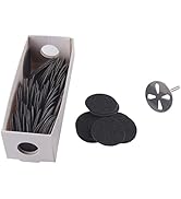 MZCMSL 100pcs Sandpaper Disc and 1pcs Metal Bit, 3/32 Shank Pedicure Sanding Disc Bit for Dead Sk...
