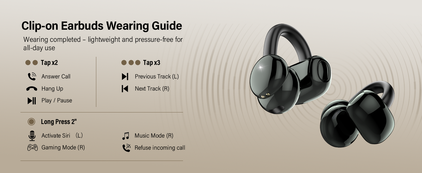 open earbuds