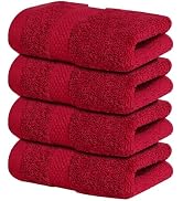 Infinitee Xclusives Luxury Wash Cloths for Showering [13x13] – 100% Cotton Washcloths [Pack of 4]...