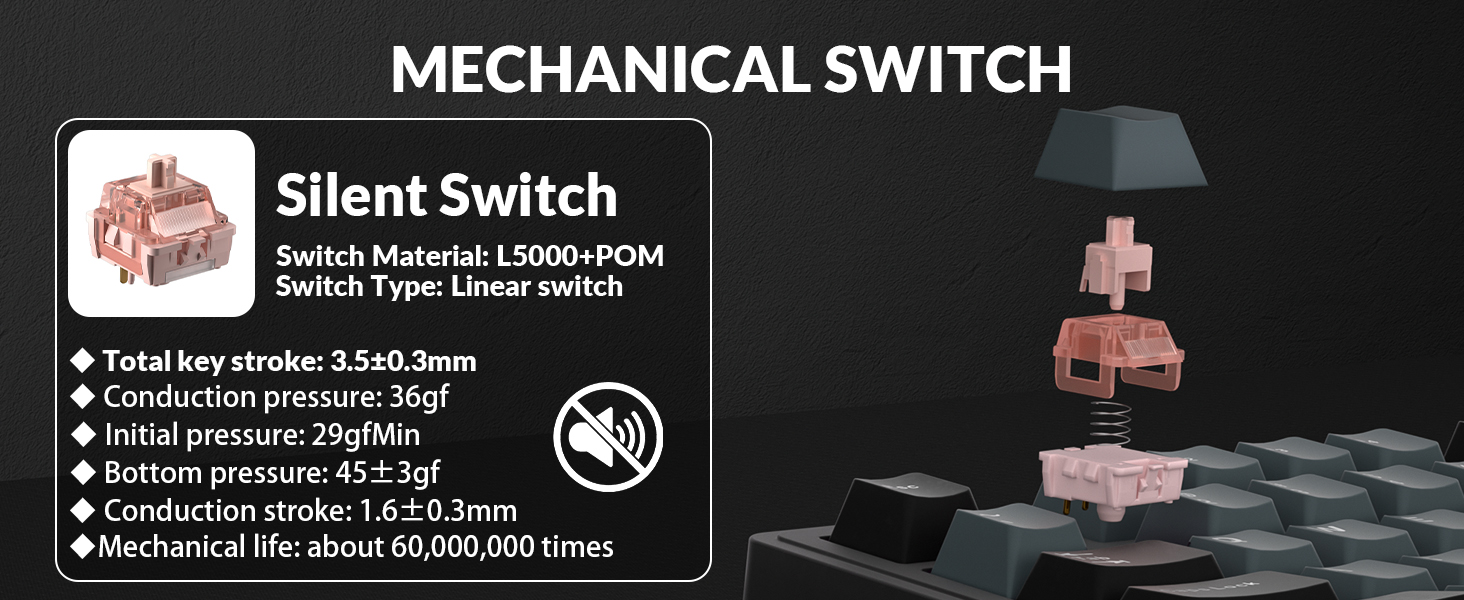 KI99 silent keyboard,quiet keyboard