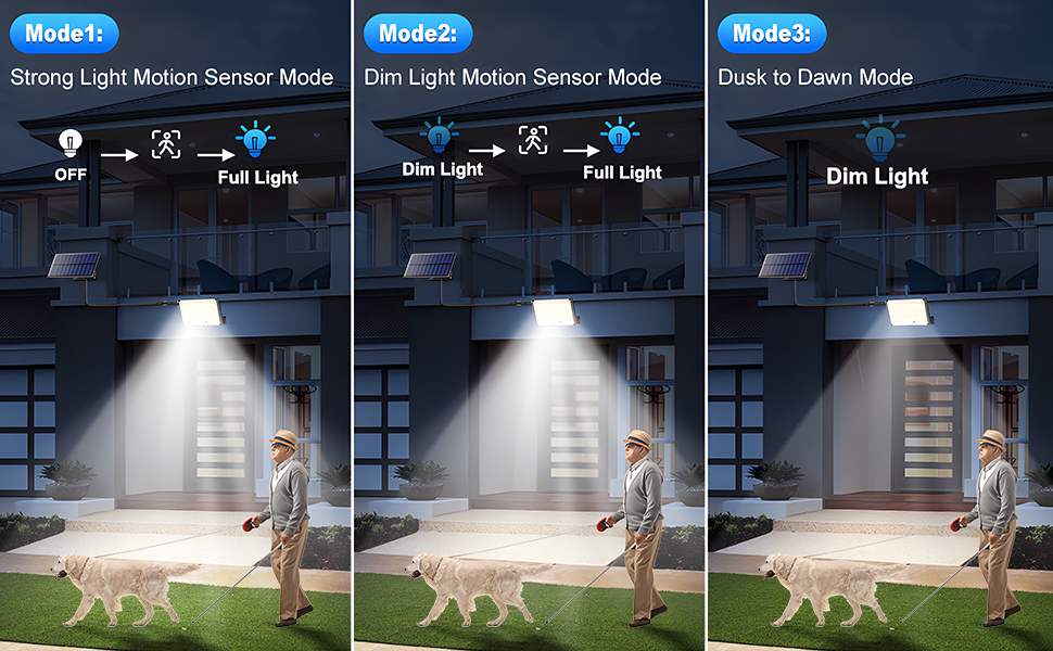 Solar Motion Sensor Lights Outdoor