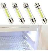 CCBASEBALL 4PCS RV Refrigerator Light Bulb, DC12V Replacement RV Fridge Light Bulbs, Super Bright...