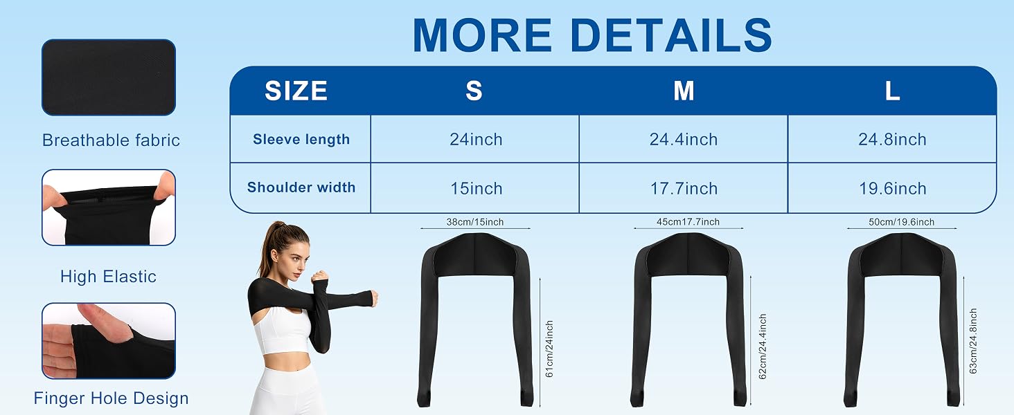 Sun UV Protection Shawl Arm Sleeves
