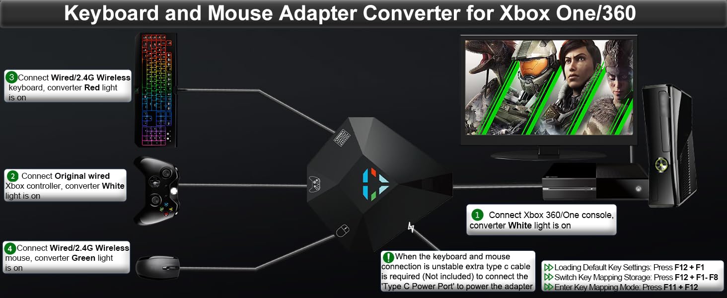 xbox keyboard and mouse converter