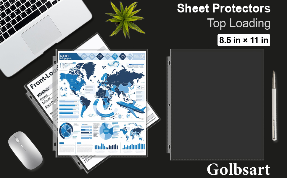 sheet protectors for 3 ring binder