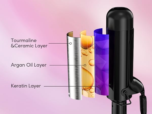 farery large barrel curling iron
