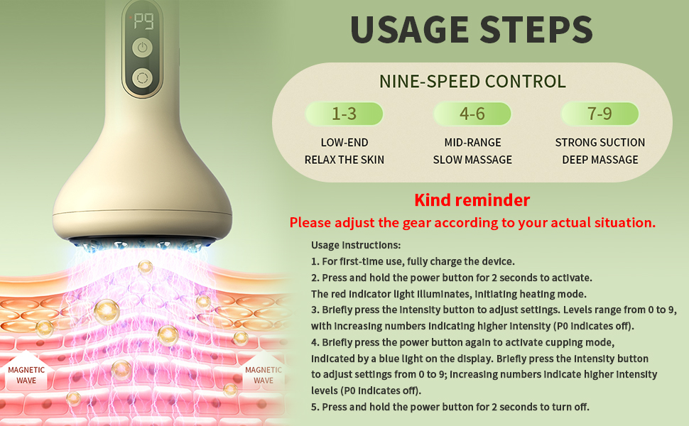 Cupping Device Handheld Electric Cupping Massager