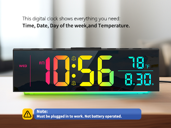 alarm clock for bedroom
