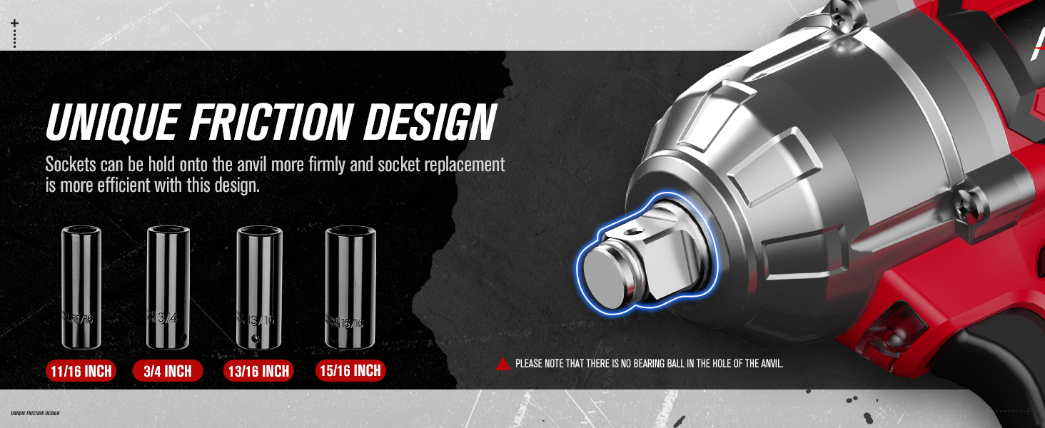 Unique friction design