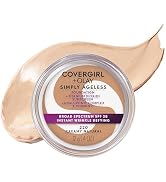 COVERGIRL &amp; Olay Simply Ageless Instant Wrinkle-Defying Foundation, Creamy Natural 0.44 Fl Oz (Pa...