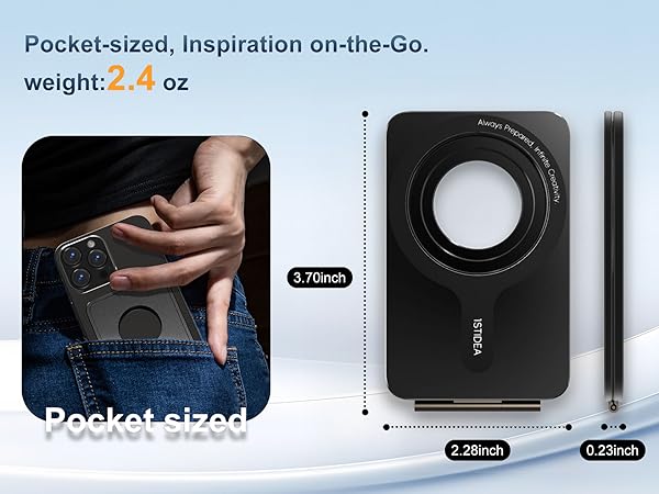 Aluminum alloy phone stand portable phone stand