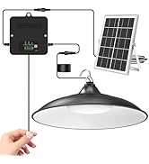 APILAB Solar Shed Light Indoor Outdoor, 2000LM Daytime Available Pendant Light with Pull String, ...