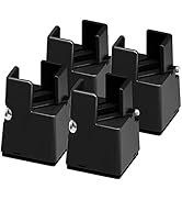 AUAUY Bed Risers 2 inchs, Furniture Risers with Adjustable Screw Clamp, Sofa Bed Tables Chair Ris...