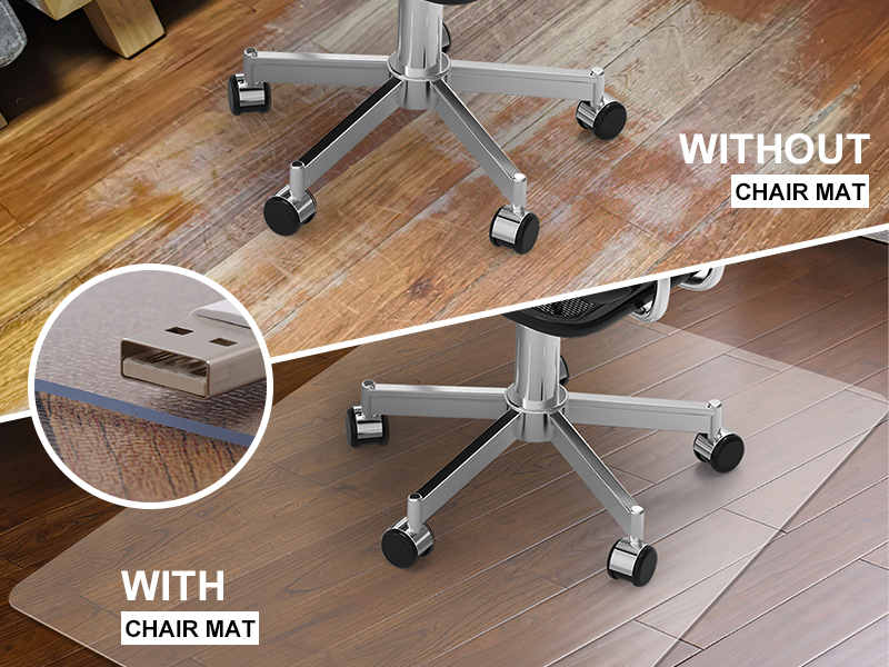 clear floor mat for office chair