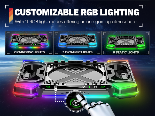 11 RGB Colorful Light Strips