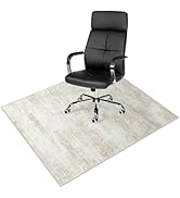 Anidaroel 48"x60" Abstract Office Chair Mat, Desk Chair Mat for Hardwood Floor, Desk Mat for Roll...