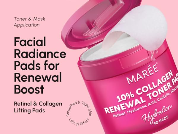 collagen toner pads