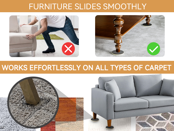 plastic Furniture Sliders