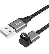 AGVEE 2 Pack 3.3ft Charger Cable for Garmin Watch, L-Shape Braided Charging Cord for Fenix, Forer...