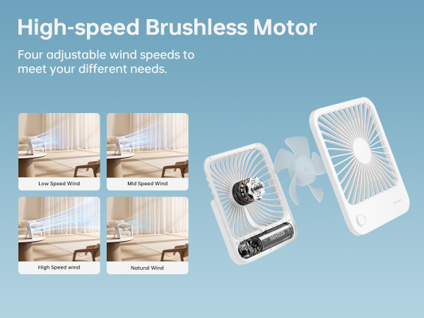 portable fan rechargeable