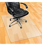 Kuyal Chair Mat for Hardwood Floor,46 x 60 inches Rectangle Desk Durable Wood/Tile Protection Mat...