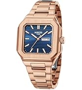 NIBOSI Men Watches Analog Quartz Stainless Steel Silver Watches for Men Waterproof Business Class...