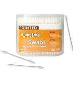 Pointed Cotton Buds,Precision cotton swabs for Personal care, Makeup, Cleaning 300pcs