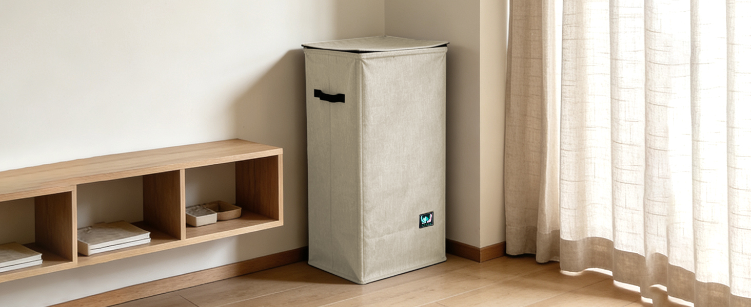 WTREE 100L Laundry Hamper with Lid