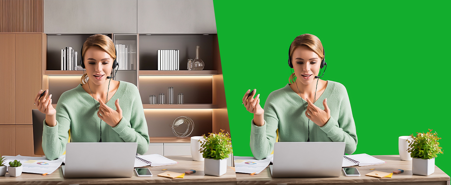 green screen backdrop with stand