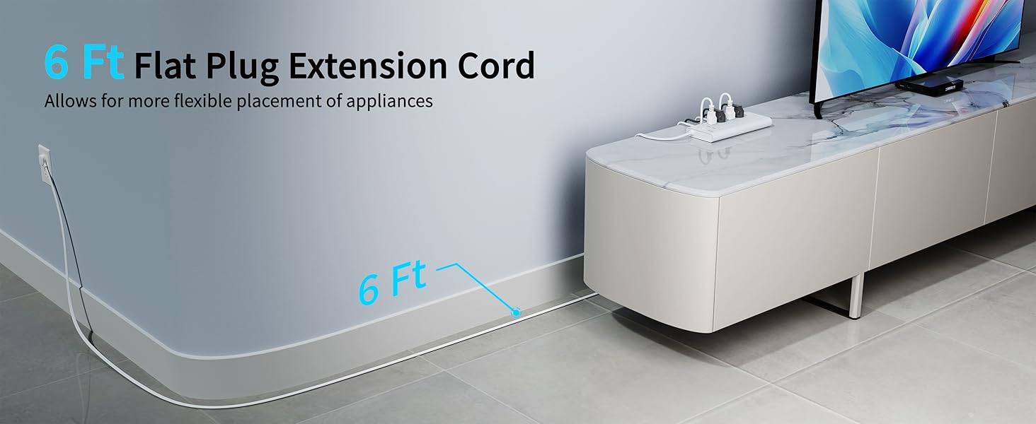 extension cord with multiple outlets