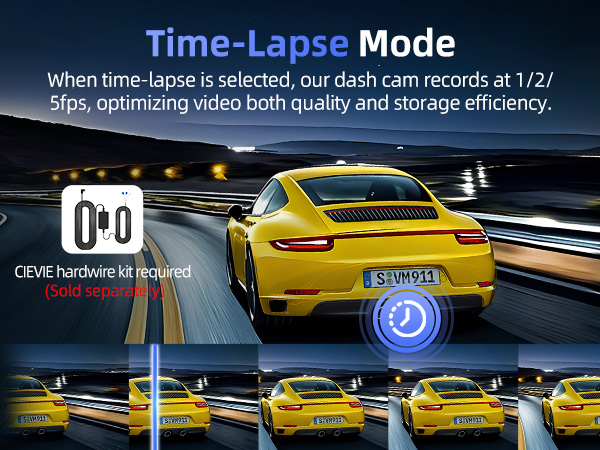 CIEVIE DASH CAM FRONT