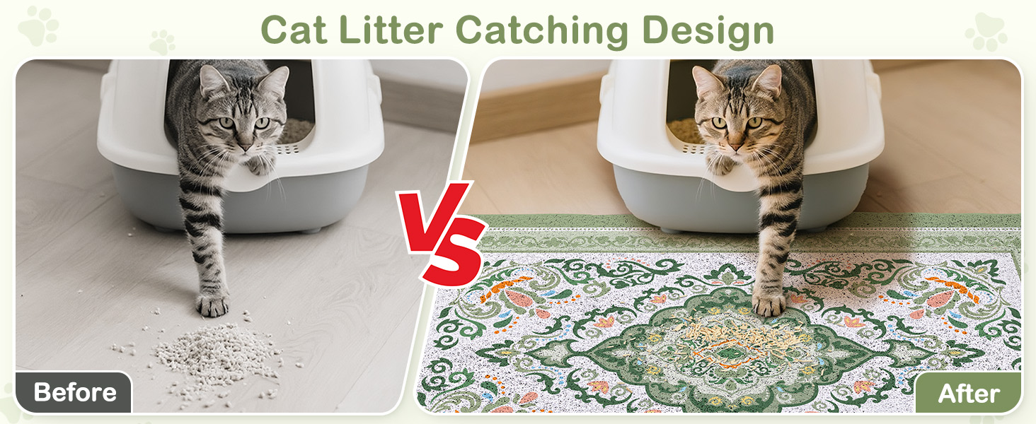 cat litter mat litter trapping mat