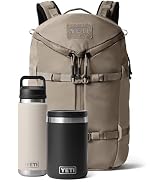 YETI Rambler 26 oz Cape Taupe Chug Cap Bottle and 16 oz Black Food Jar, Leakproof, Vacuum Insulat...