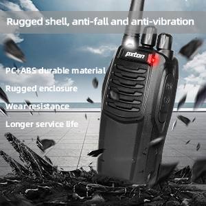 pxton walkie talkies hard shell