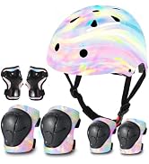 ETEETOW Adjustable Gradient Color Kids/Toddler Bike Helmet for 1-2-3-5-8-14 Years Boys Girls,Skat...
