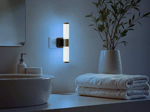 Bathroom night lights