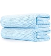 MaopaoBeauty 2 Pack Oversized Bath Towel Set 35in x 70in Bath Sheets for Shower Pool Beach Bathro...