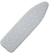 Seiritex Ironing Board Cover 15 x 54 inch Heat Reflective with Hook and Loop Fasteners, Thick Pad...
