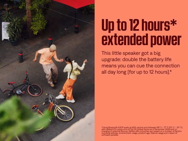 Up to 12 hours extended power