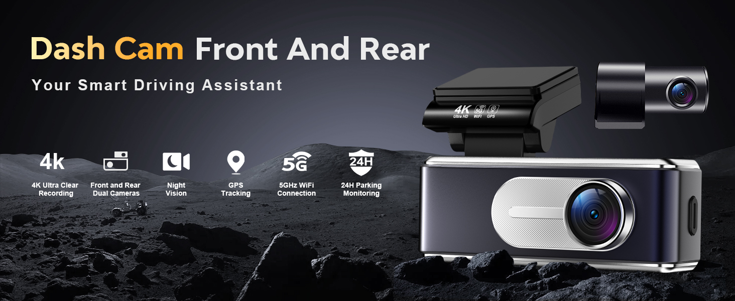 dash cam front and rear