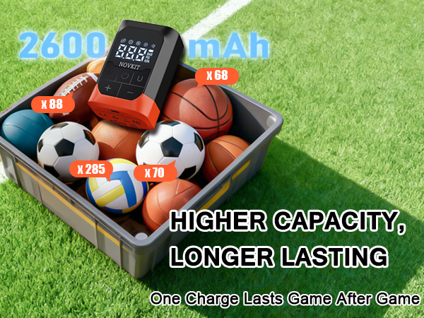 higher capacity, longer lasting
