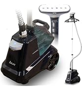 SALAV Heavy Duty Commercial Full-Size Garment Steamer with Foot Pedals and Extra Large 3L (101.5 ...