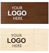 Wooden Custom USB Flash Drive 2GB 100 Pack, JBOS Wood Customized USB Thumb Drives 2GB Personalize...