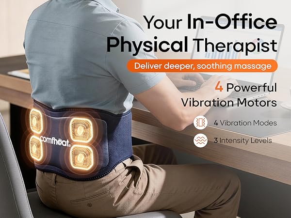 back massager portable back heating pad