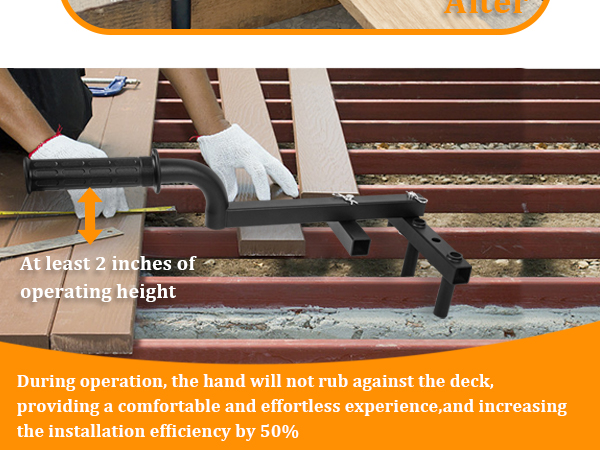 Deck Board Straightening Tool