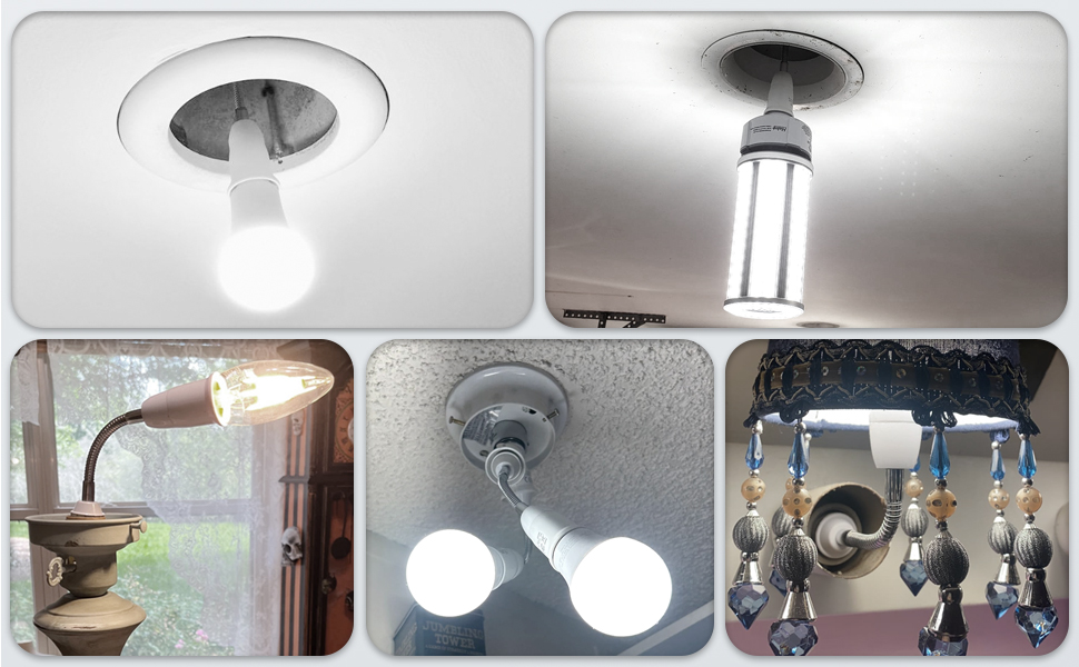 light bulb extension socket