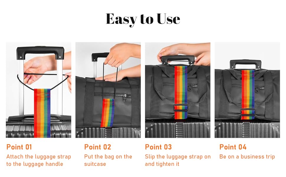 adjustable luggage straps for suitcases