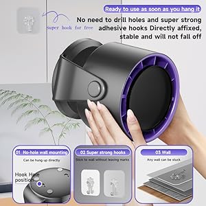 No-Hole Wall Mounting